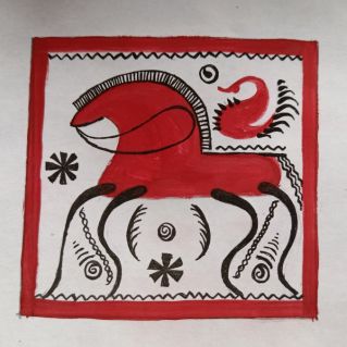 "Мезенская роспись"