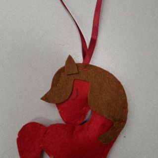 Ёлочная игрушка "Лошадка"