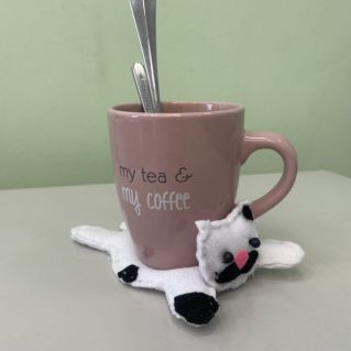 Подставка под горячее из флиса