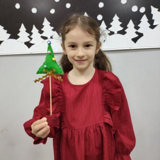 Ёлочка (шитьё из фетра)