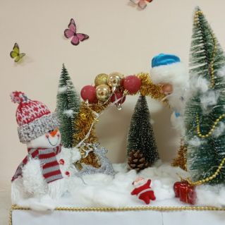 "Весёлый снеговик"