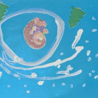 Норка для ёжика