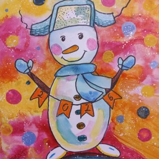 "Весёлый снеговик"