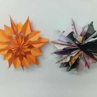 Объёмная снежинка