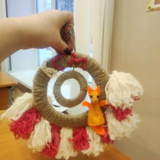 Сказочный венок на Новый год.