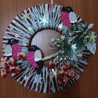 "Снегири на ветке", семейное творчество