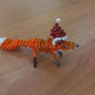 Новогодняя лисичка