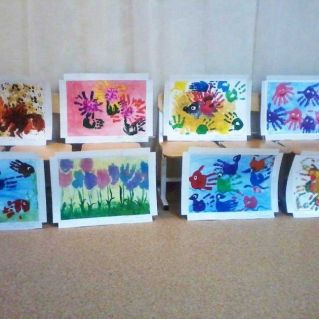 «Разноцветные ладошки»