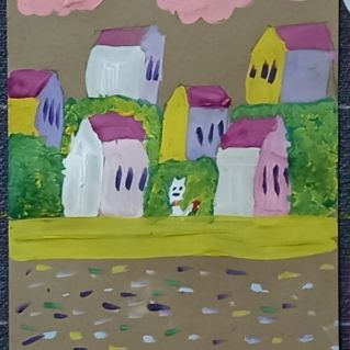 Город у моря.