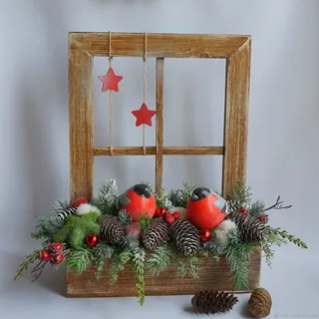 Поделка "За окошком Рождество"