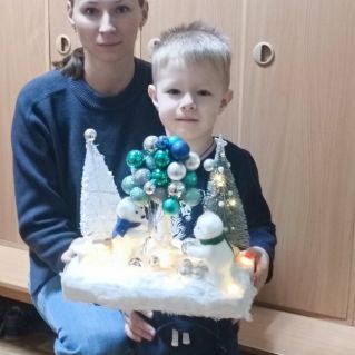 Зимняя полянка