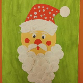 Портрет Деда Мороза.