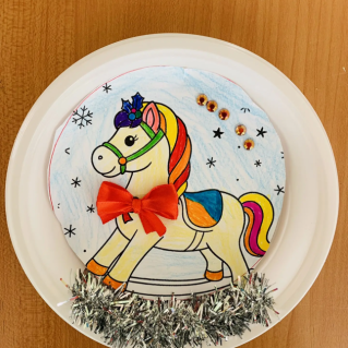 "Лошадка - символ нового года", декоративное творчество