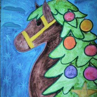 Красивая лошадка