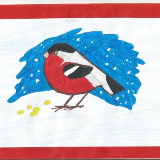 Обед у снегиря