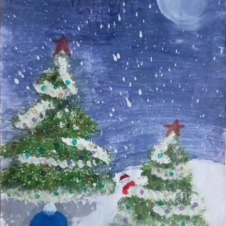 Новогодняя открытка