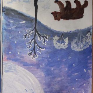 Мишка в лесу