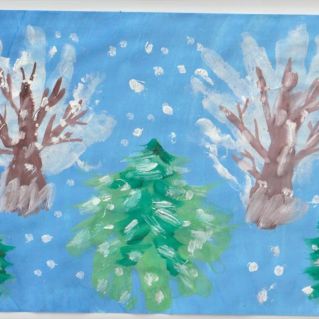 "Ночь в зимнем лесу"