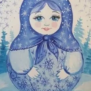 "Снегурочка-матрешка"