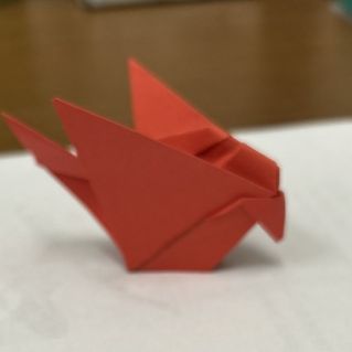 Оригами «Снегирь»