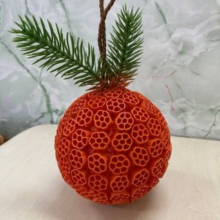 "Мандарин из макарон"