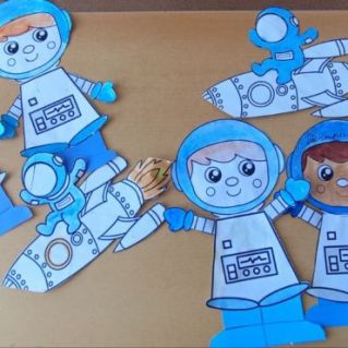 поделка космонавтики