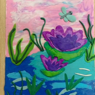 Лилии на пруду