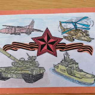 "Мы с папой рисовали"