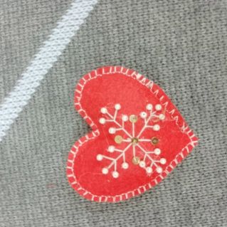 Сердечко для Деда Мороза