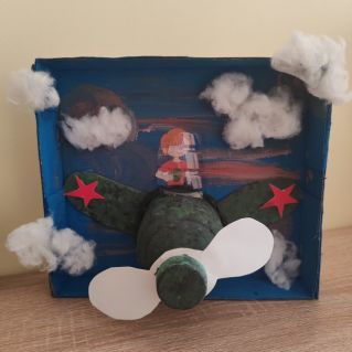 Самолёт в небе