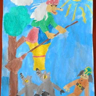 Там ступа с Бабою Ягою...