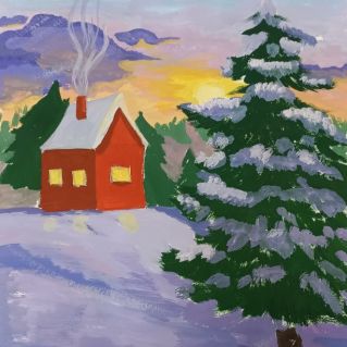 Волшебная кисть зимы