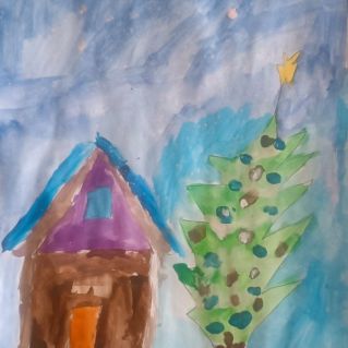 Избушка в лесу