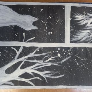 Кошка на окошке