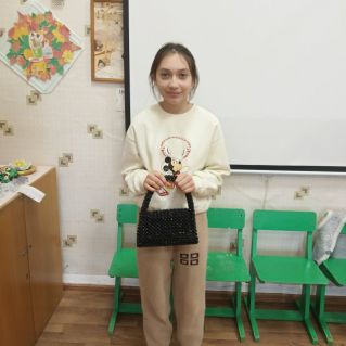 Сумочка из бусин