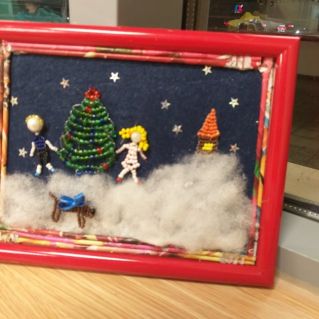 «Новый год для всех» бисероплетение