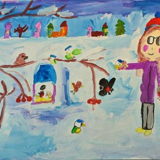 Покормите птиц!