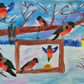 Снегири прилетели