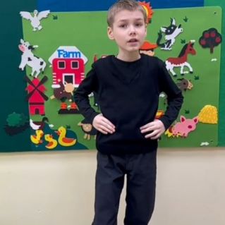 чтение стихотворения И. Токмаковой "Весна"