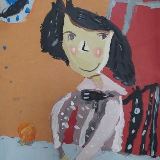 "Девочка с персиками"