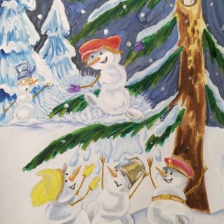 Снежный душ(номинация: "Сказки Снежной королевы")