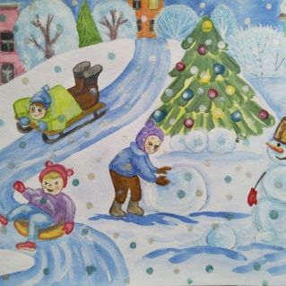 "А у нас во дворе", Зимние забавы