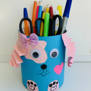 " Забавный органайзер ", декорирование пластиковой бутылки