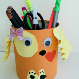 " Забавный органайзер " ,декорирование пластиковой бутылки