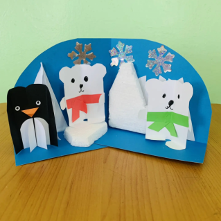 " Жители морозного севера ", декоративно- прикладное творчество