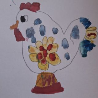 Дымковская роспись