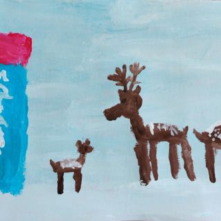 "Семейство оленей"