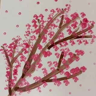 Веточка сакуры