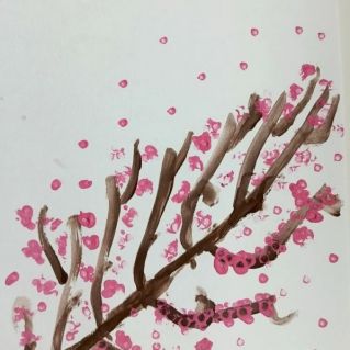 Веточка сакуры