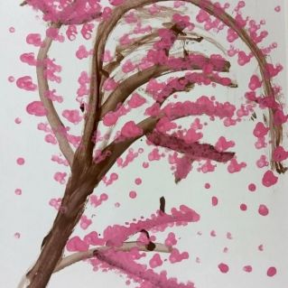 Веточка сакуры